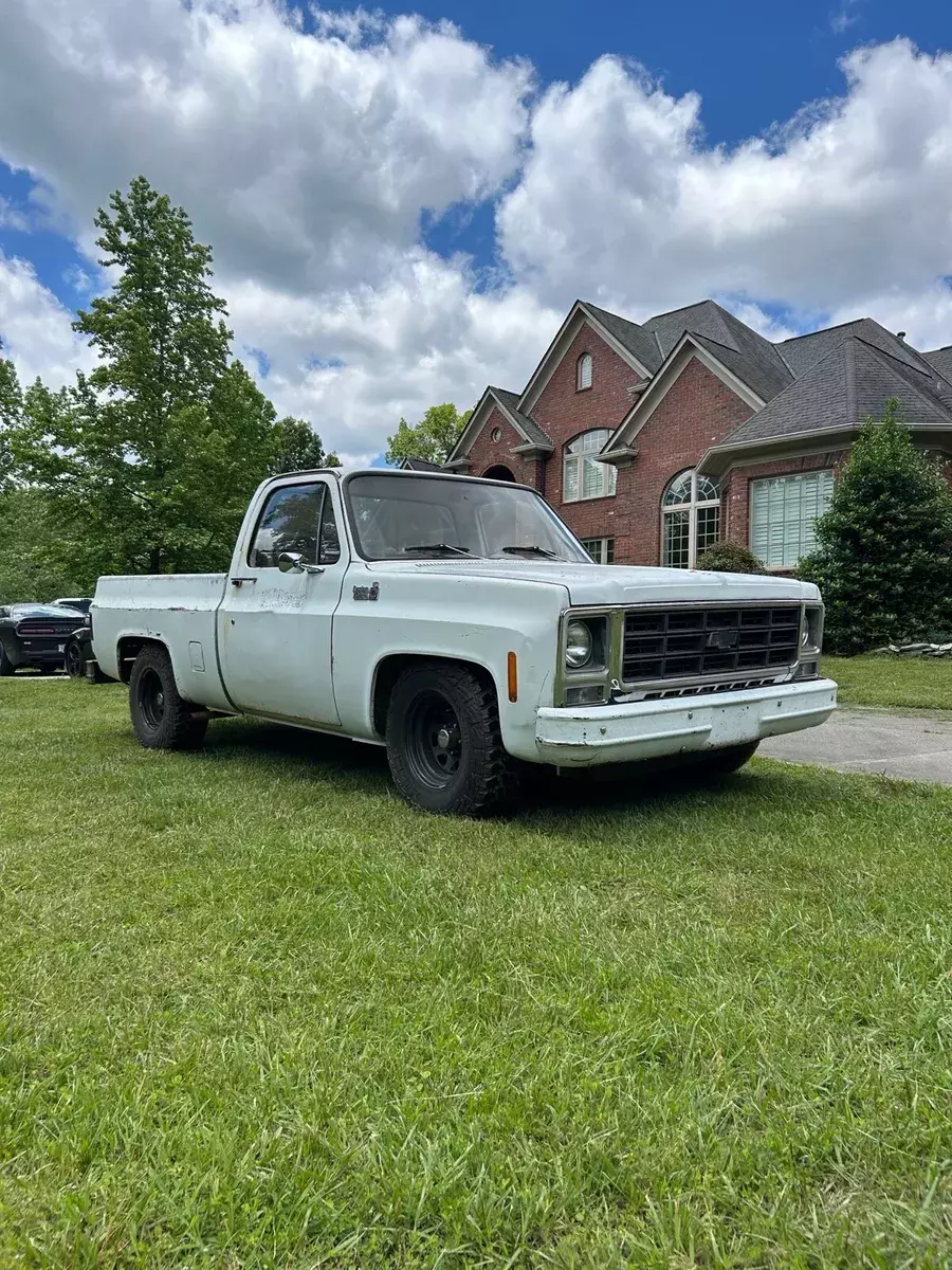 1979 chevrolet c-10 white