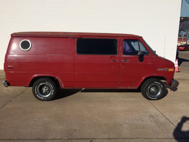 1982 chevy g20 van custom van old school van low reserve