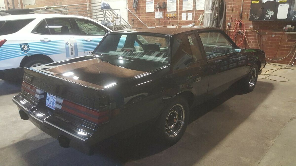 1987 buick regal coupe black rwd automatic we-2 turbo t grand national