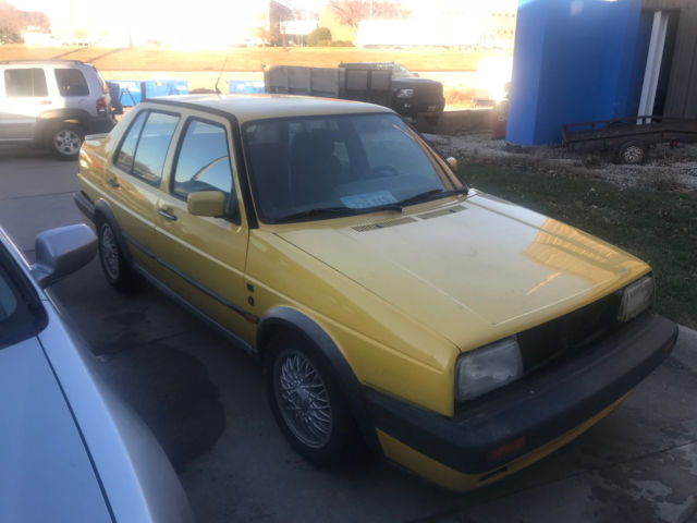 1990 vw volkswagen mk2 jetta gli 2.0 16v 5 speed non sunroof recaro - project