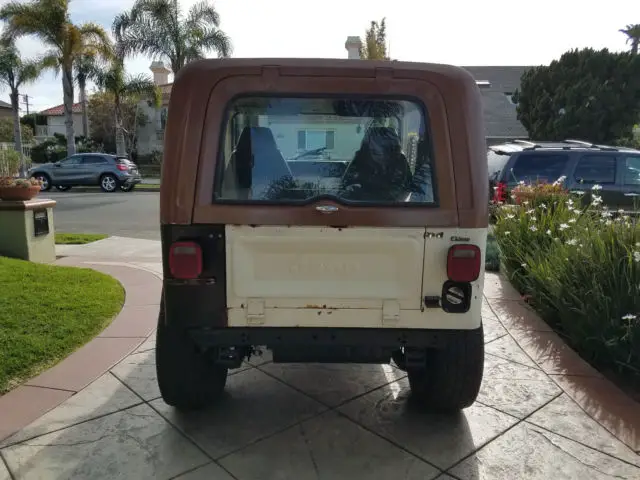 1986 jeep wrangler cj-7 with 4.2l engine - drive train finished - ton's of work!