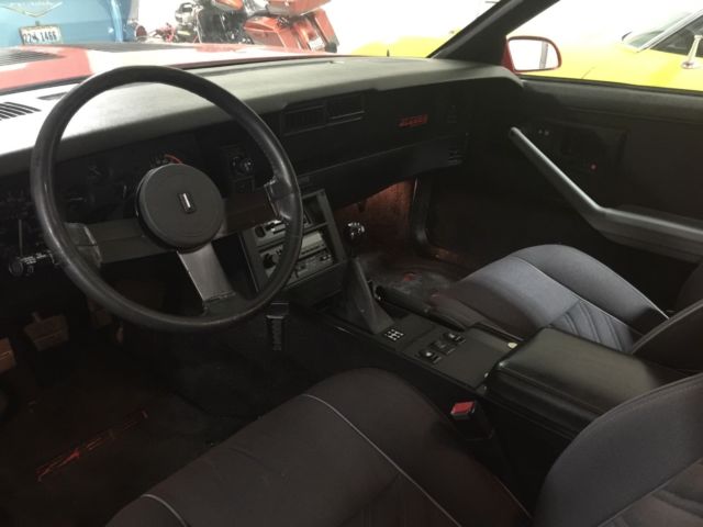 very sharp red chevy camaro iroc z t top 305 tpi 5 spd manual very low miles