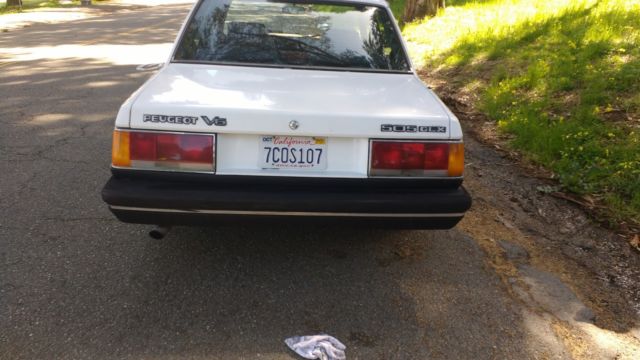 rare 1988 peugeot 505 glx v6 97000 original miles carfax included no reserve