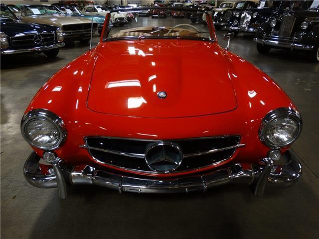 1957 mercedes benz 190sl 53,847 miles red manual