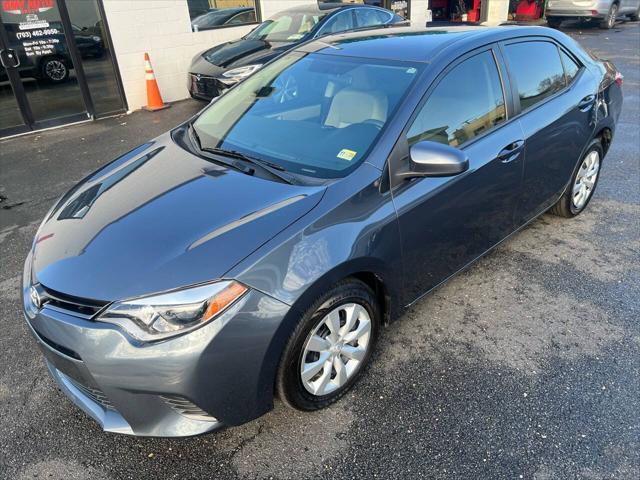 2016 toyota corolla le