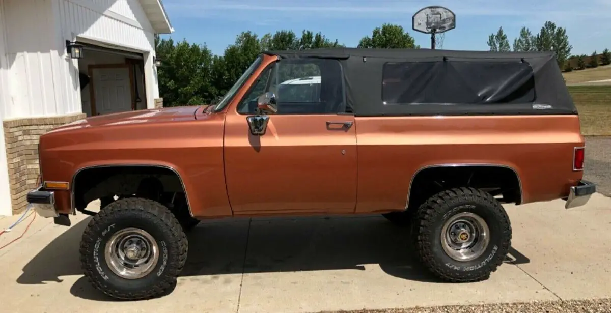 1974 chevrolet blazer k5 4x4 350 auto lift kit chevy 72 73 74 75 soft top