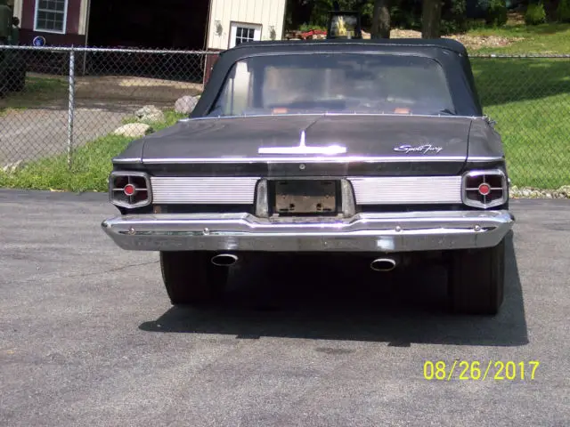 1963 plymouth fury sport convertible max wedge
