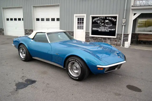 1970 corvette conv *lt1*tanksticker*#smatch*l@@k*rare*