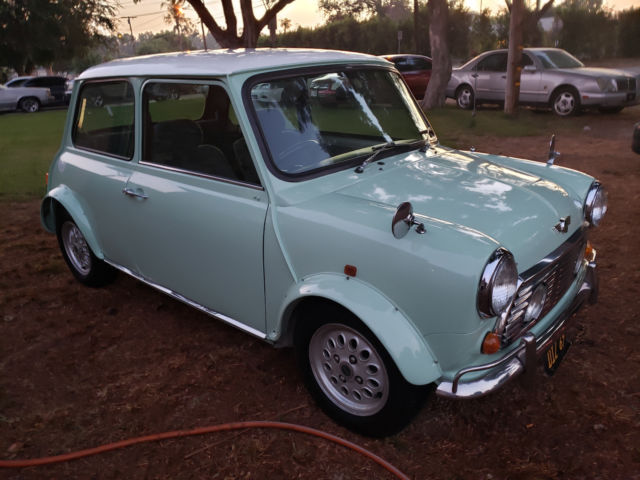 69 austin mini cooper right hand drive a/c clean title automatic morris 1275cc