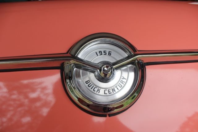 1956 buick century convertible tahiti coral over white spectacular restoration!