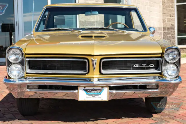 1965 pontiac gto tri power 389 v8 muncie 4 speed special order tiger gold