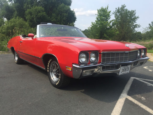 1972 buick skylark convertible facotry ac car