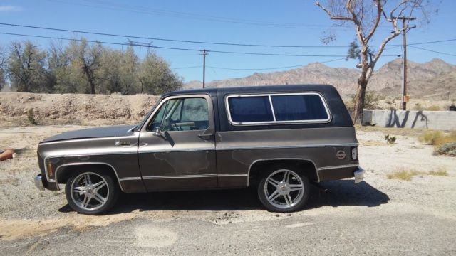 1978 chevy blazer 2 wheel drive