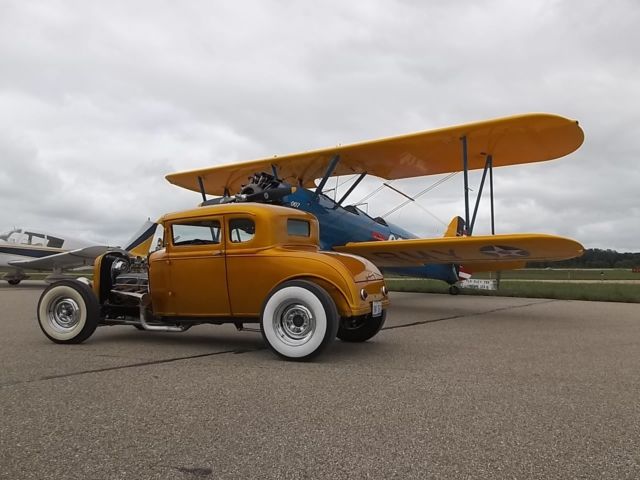 1930 31 ford model a coupe 2 door hot rod street rod 350 crate motor rat rod 32
