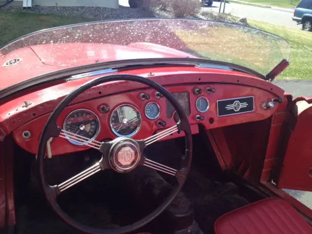 1959 mg mga speedster sebring rally $20k invested barn find like austin healey