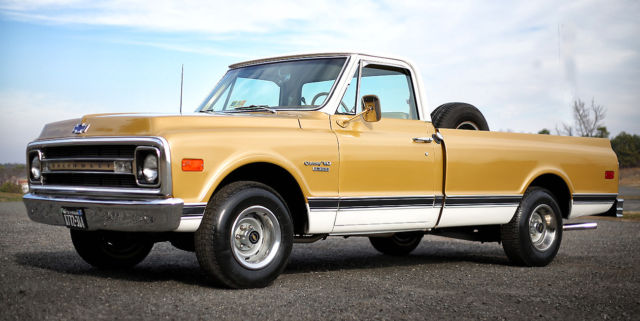 beautiful 1970 pick up custom/10 v8 restored!