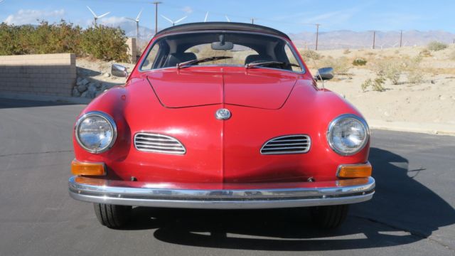 1972 volkswagen karmann ghia convertible 1600 can be driven anywhere!