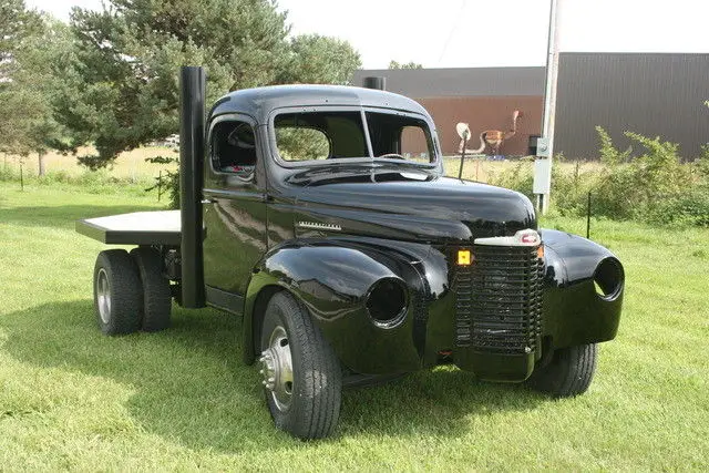 1946 international kb5 diesel dually hot rat rod part chevy gmc 5th wheel 1949