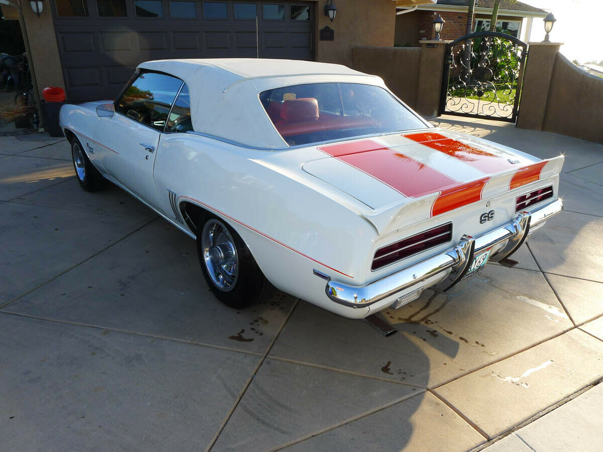 1969 chevrolet camaro ss convertible pace car with 350 v8 and 4 speed manual