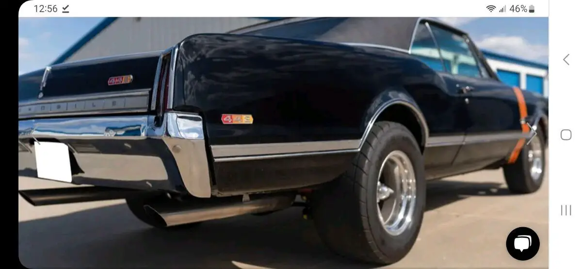 1966 oldsmobile cutlass coupe black , 4 speed manual, 442