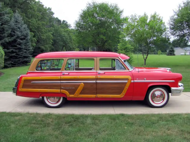1953 mercury monterey station wagon woodie woody with overdrive! exceptional!