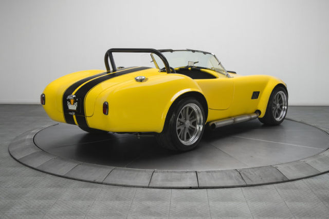 1965 shelby cobra 2425 miles yellow roadster 385 v8 5 speed manual
