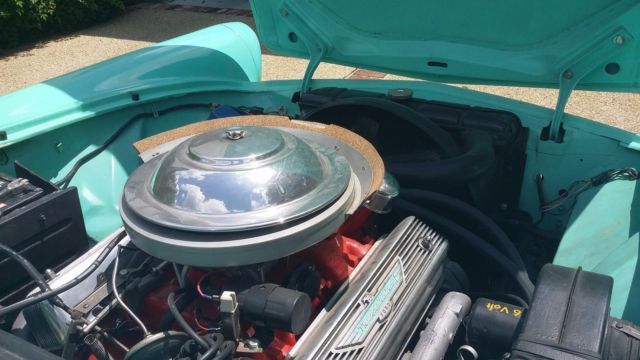 1955 t-bird convertible restored by amos minter - aqua ext and aqua&white int
