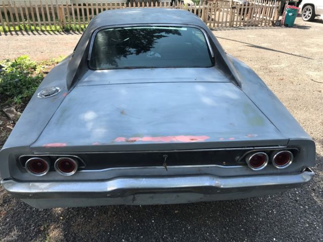 1968 dodge charger 383 727 auto solid runs drives project buckets console nr