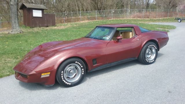 1981 corvette 4 speed rare mahogany metallic only 1,092 produced