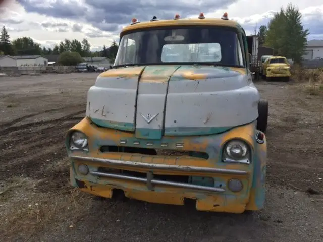 no reserve 1959 dodge d00 coe truck cabover cab and chassis rat hot rod project