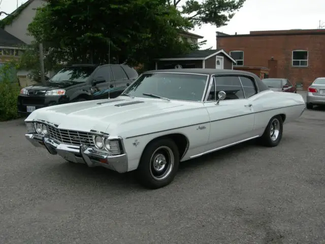 1967 chev caprice classic 327 cu. in. auto buckets 2 dr coupe