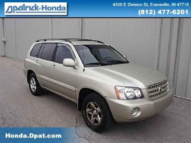 2003 toyota highlander std in evansville, in