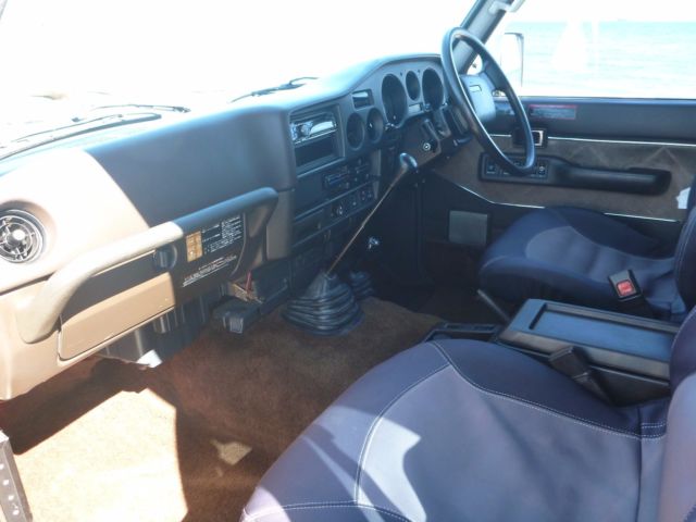 rare 1988 toyota land cruiser hj61 vx 4x4 truck 5 speed w/factory cable lockers