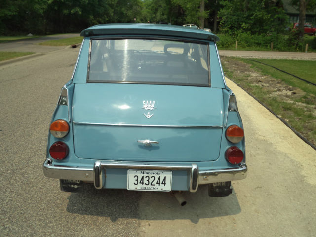 1969 saab 95 very solid / looks and runs great!
