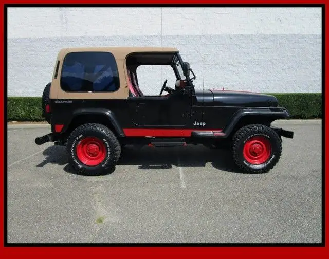 91 jeep wrangler manual stick shift hard top