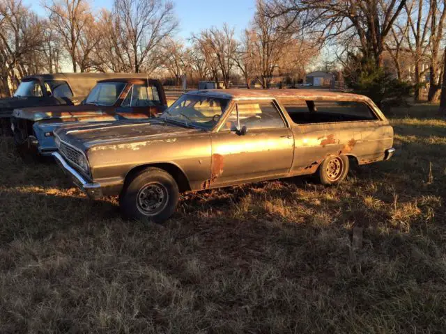 1964 chevrolet chevelle malibu 2dr wagon nice project car