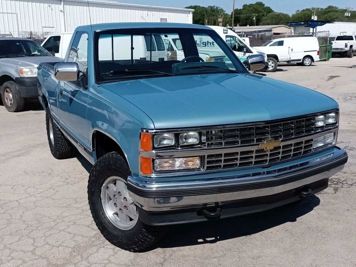 1988 chevrolet c/k pickup 1500 pickup blue 4wd automatic k1500
