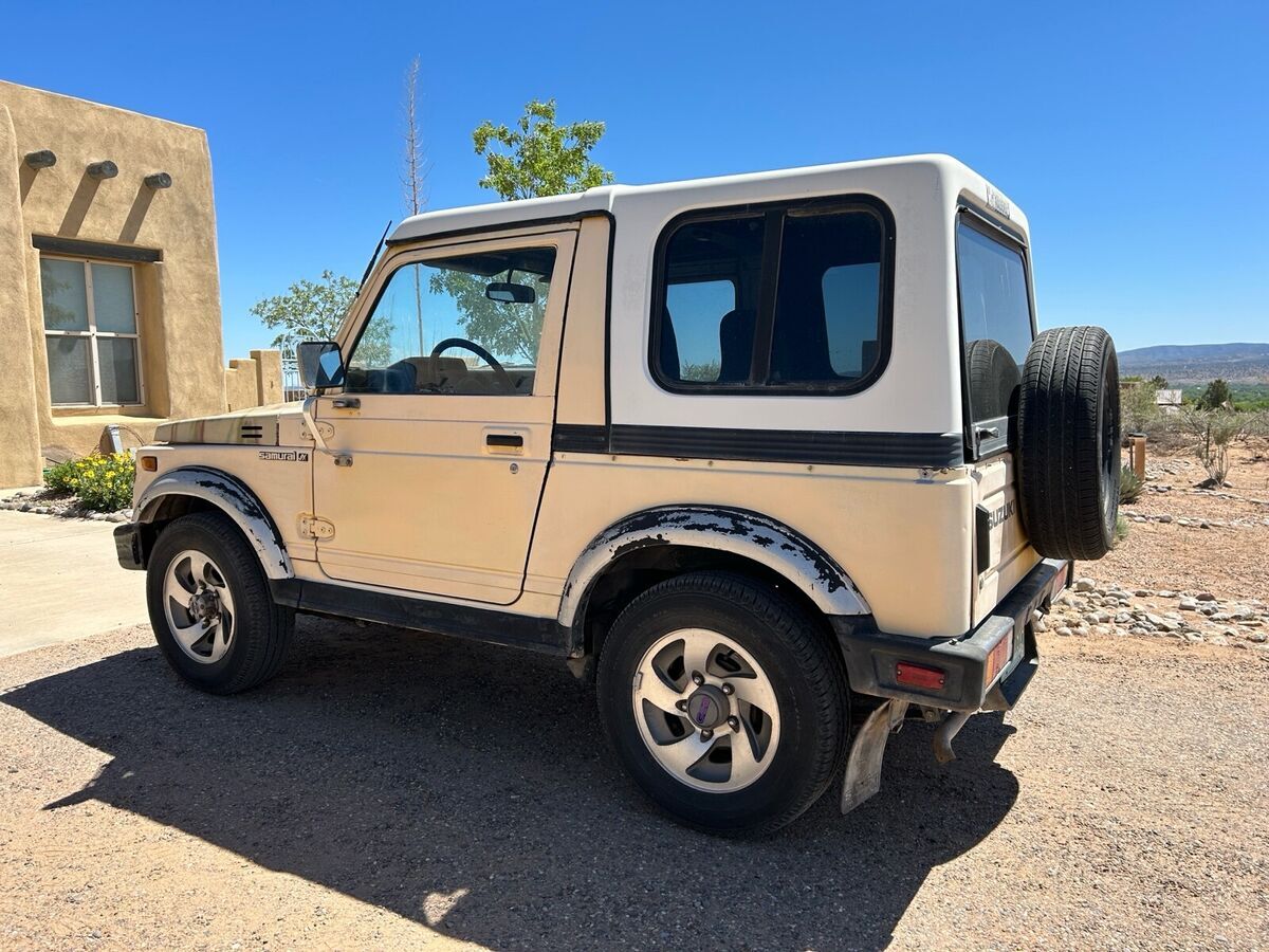 1986 suzuki samurai convertible yellow 4wd manual