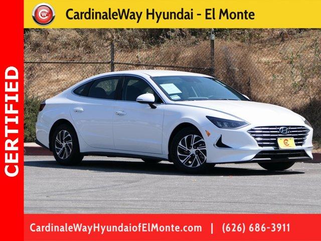 2022 hyundai sonata hybrid blue