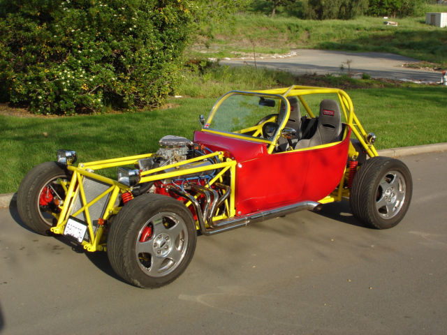 1923 ford model t bucket replica with chevy v8 350 motor, independent suspension