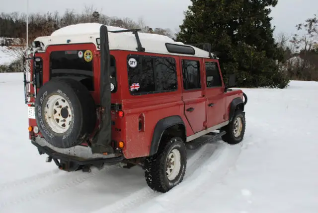 highly modified land rover defender 110, 200tdi