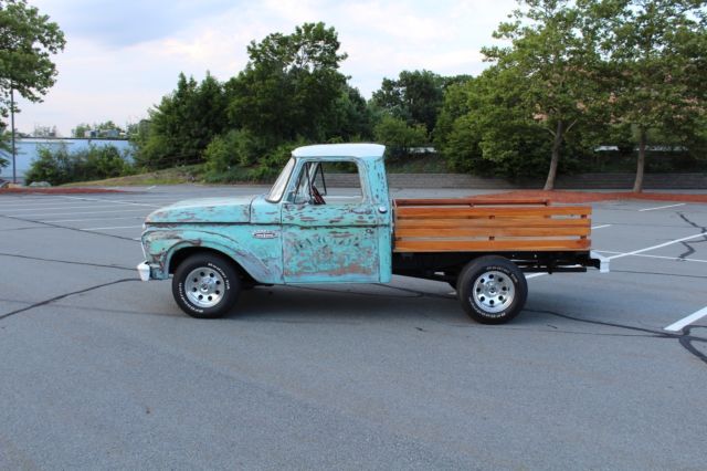 1965 ford f100 patina lover's classic hot rod truck