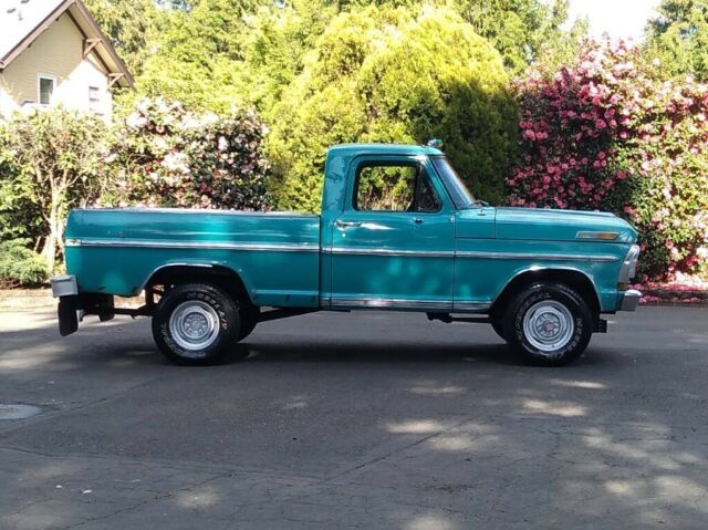 1971 ford f100 swb 4x4 360 v8 4,speed custom sport short bed 4 wheel drive