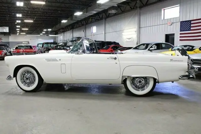 1956 ford thunderbird 42240 miles white hardtop 312ci v8 automatic