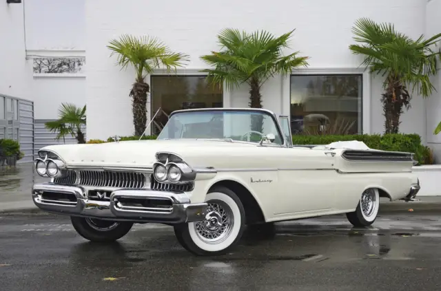 1957 mercury monterey convertible gorgeous white paint