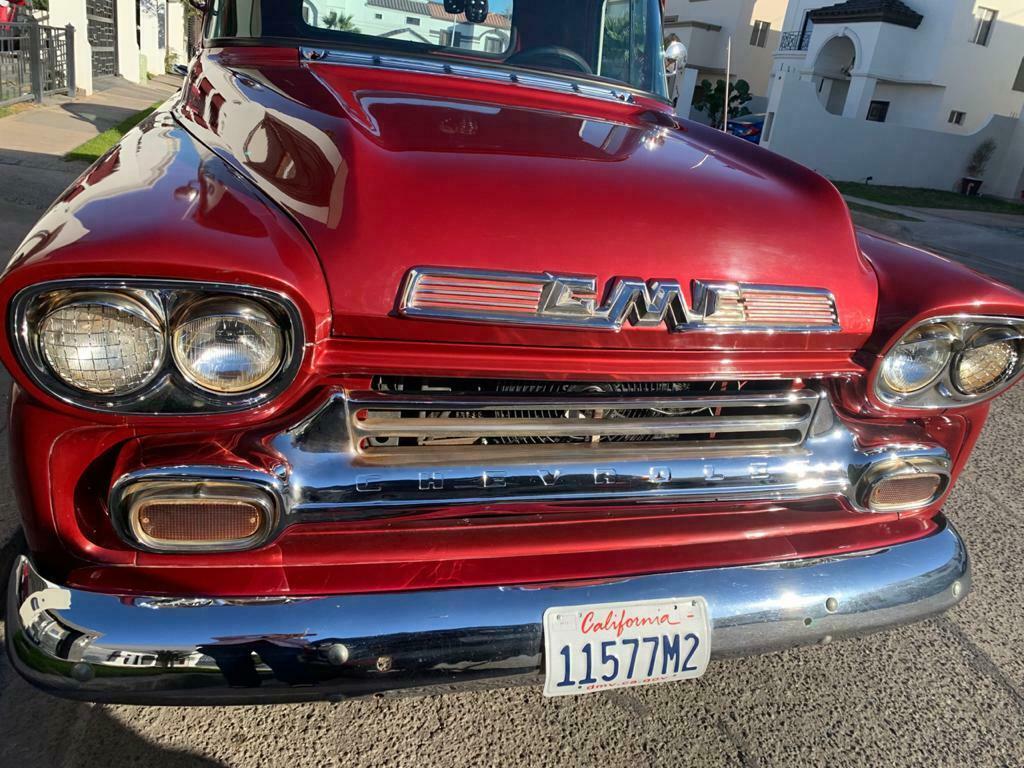1959 gmc pickup truck burgundy
