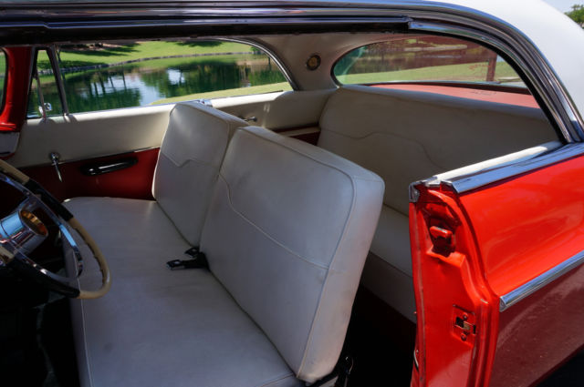 1955 desoto firedome sportsman hardtop coupe 2 door carnival red hemi v8