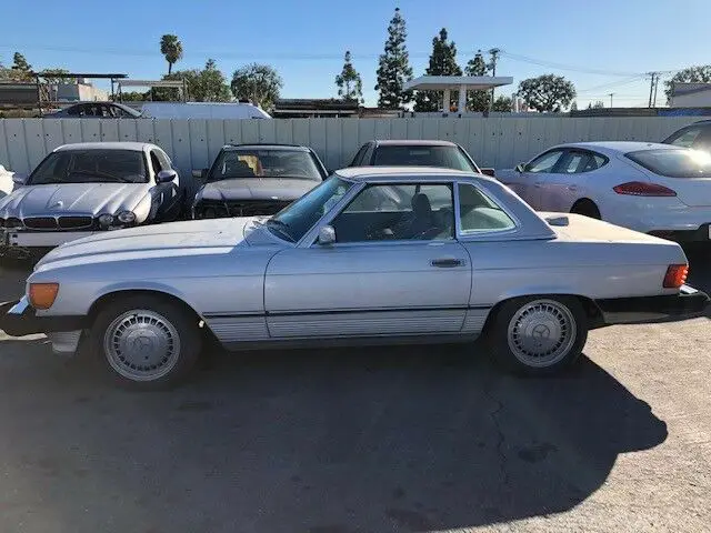 1986 mercedes 560sl, astral silver metallic, original paint, california car