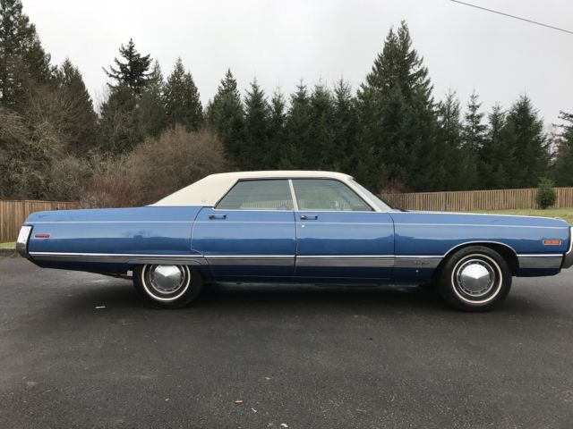 1971 chrysler new yorker 4-door hardtop factory stock original
