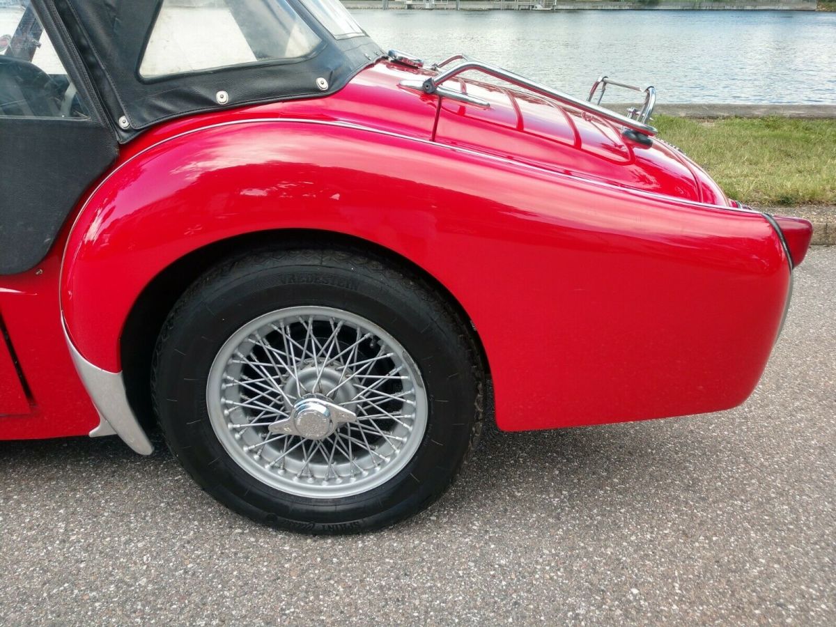 1960 triumph tr3a. all original and comes with binders of service records
